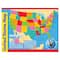 United States Map Learning Chart, 17&#x22; x 22&#x22;, 12 Pack